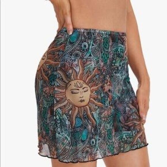 Boutique Dresses & Skirts - New Bohemian Hippie Mini Skirt